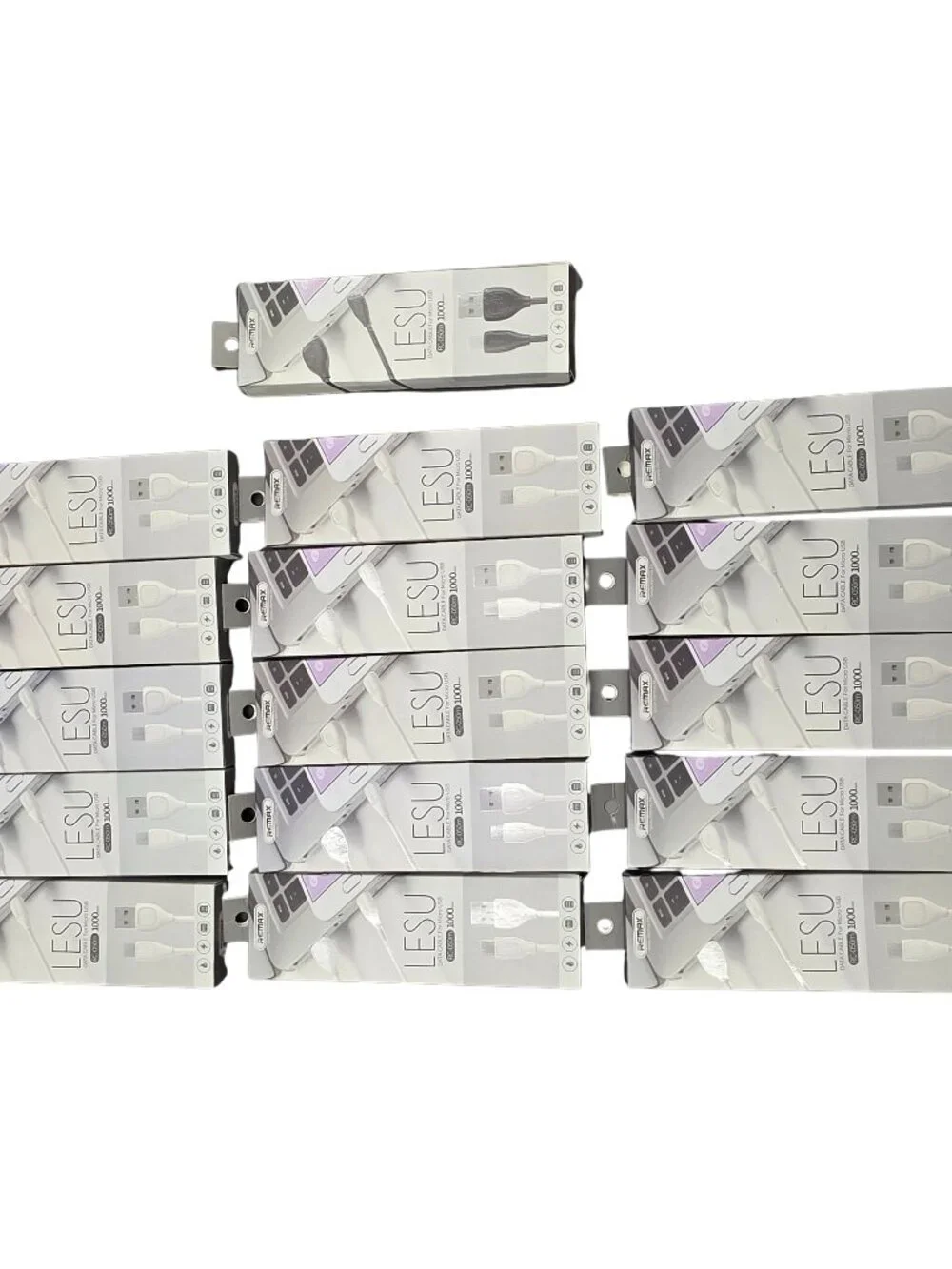 REMAX LESU 16 Pack USB A Micro USB Charging Data Cable 1M Lot